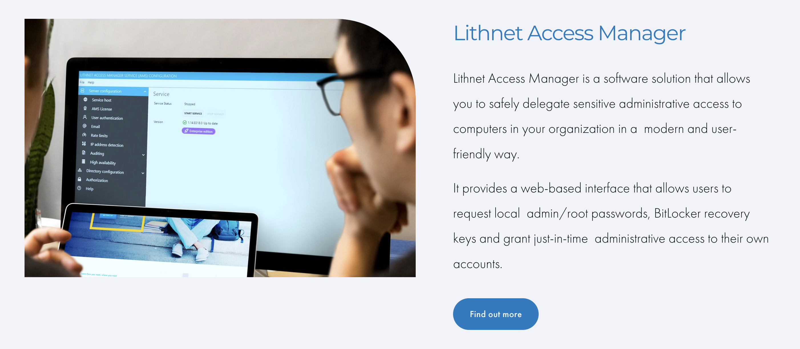 screenshot of Lithnet Access Manager